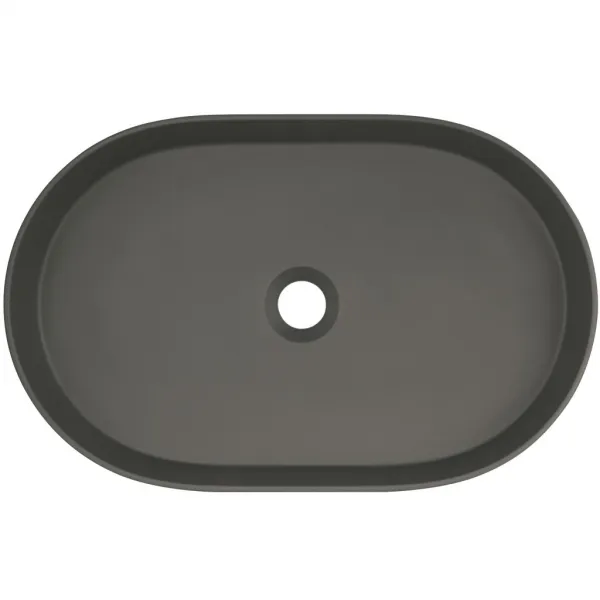 DEANTE - Silia titanium Granit umývadlo, oval CQS_TU6S