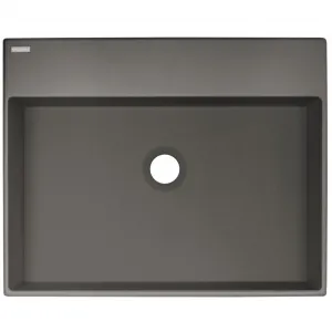 DEANTE - Correo anthracite metallic Granit umývadlo na dosku - 500x400 mm CQR_TU5S