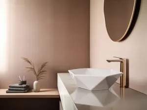 INVENA - Umývadlová batéria NERI PLUS TREND meď BU-P1-W14-L