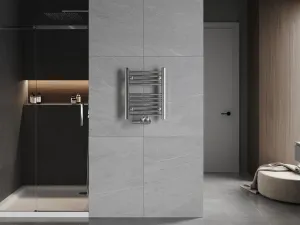 MEXEN - Ares vykurovací rebrík/radiátor 500 x 400 mm, 141 W, chróm W102-0500-400-00-01