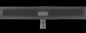 MEXEN/S - Flat M33 odtokový žľab 60, čierny 1733060-15