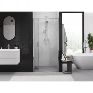 MEXEN - Exo skladacie sprchové dvere 75, transparent, chróm 816-075-000-01-00