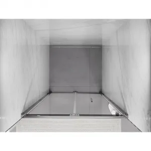 MEXEN - Exo skladacie sprchové dvere 75, transparent, chróm 816-075-000-01-00