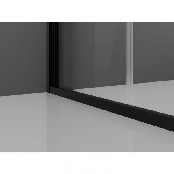 MEXEN/S - Exo sprchovací kút skladacie dvere 100 x 80, transparent, čierna 816-100-080-70-00