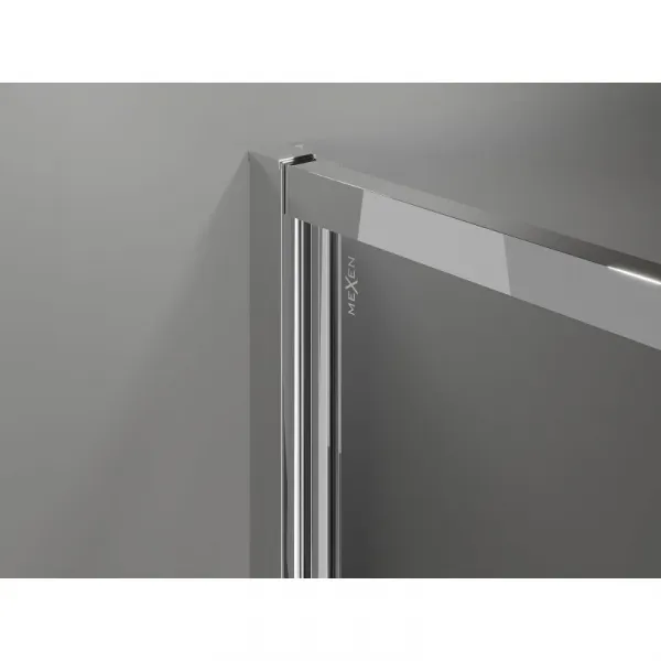 MEXEN/S - Exo sprchový kút dvere krídlové 80 x 70, transparent, chróm 814-080-070-01-00