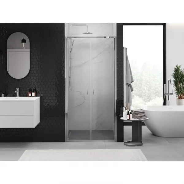MEXEN - Exo sprchové dvere krídlové 70, transparent, chróm 814-070-000-01-00