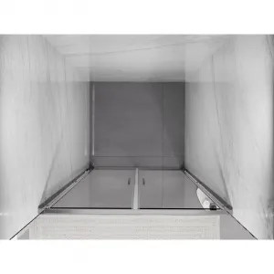 MEXEN - Exo sprchové dvere krídlové 80, transparent, chróm 814-080-000-01-00