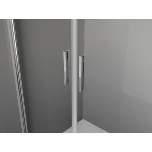 MEXEN - Exo sprchové dvere krídlové 80, transparent, chróm 814-080-000-01-00