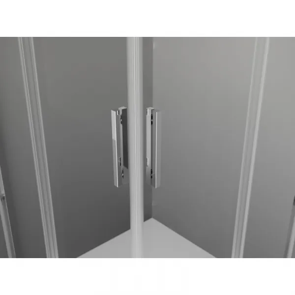 MEXEN/S - Exo štvorcový posuvný sprchovací kút 70 x 70, transparent, chróm 8111-070-070-01-00