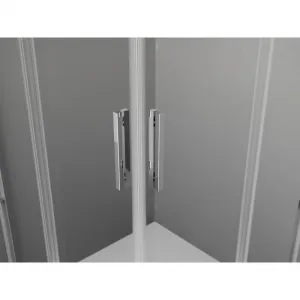 MEXEN/S - Exo štvorcový posuvný sprchovací kút 70 x 70, transparent, chróm 8111-070-070-01-00