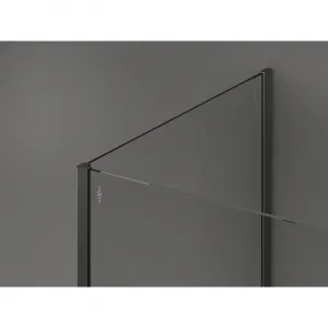 MEXEN/S - Kyoto Sprchová zástena WALK-IN 100 x 75, transparent, grafit metal 800-100-212-95-00-075