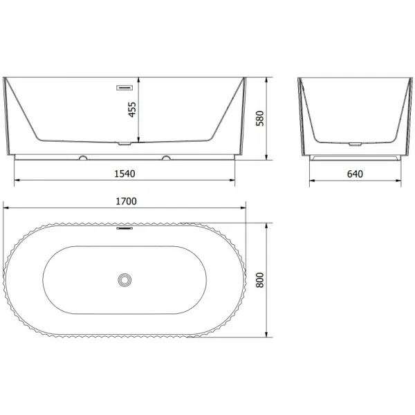 Mexen Paola 170 x 80 cm 52721708071-01