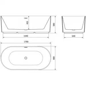 Mexen Paola 170 x 80 cm 52721708071-01