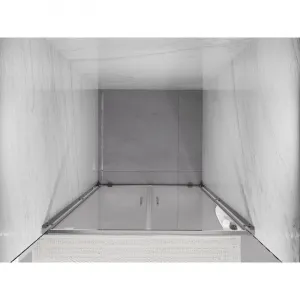 MEXEN - Exo sprchové dvere krídlové 80, transparent, chróm 8182-080-000-01-00
