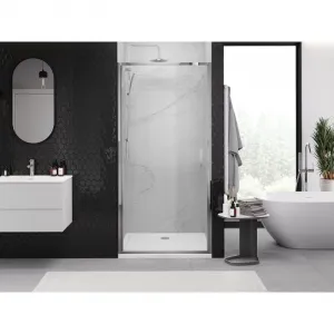 MEXEN - Exo sprchové dvere krídlové 80, transparent, chróm 817-080-000-01-00