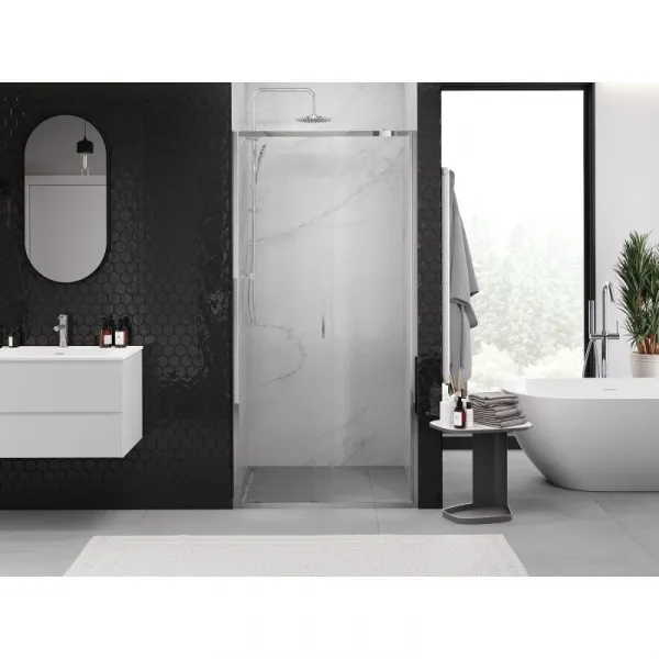 MEXEN - Exo posuvné sprchové dvere 90, transparent, chróm 8151-090-000-01-00