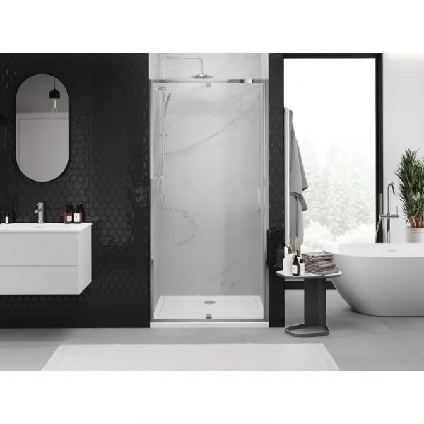 MEXEN - Exo sprchové dvere krídlové 105, transparent, chróm 819-105-000-01-00