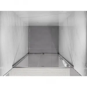 MEXEN - Exo sprchové dvere krídlové 90, transparent, chróm 819-090-000-01-00