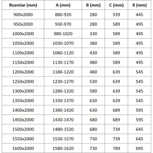 MEXEN - Exo sprchové dvere krídlové 100, transparent, čierna 819-100-000-70-00