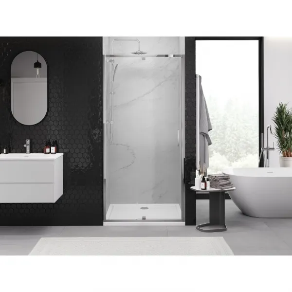 MEXEN - Exo sprchové dvere krídlové 110, transparent, chróm 819-110-000-01-00