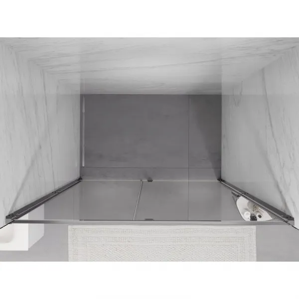 MEXEN - Exo sprchové dvere krídlové 130, transparent, chróm 819-130-000-01-00