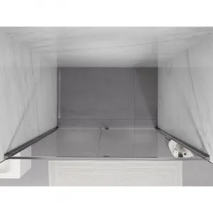 MEXEN - Exo sprchové dvere krídlové 130, transparent, chróm 819-130-000-01-00