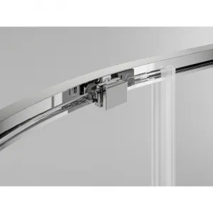 MEXEN/S - Exo štvrťkruhový posuvný sprchovací kút 70 x 70, transparent, chróm 8131-070-070-01-00