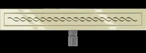MEXEN/S - Flat M18 odtokový žľab 70 cm zlatý 1523070-15