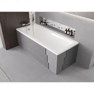 MEXEN - X-ST polystyrénový plášť na obdĺžnikovú vaňu 160-190 x 70-90, biela 55021-00