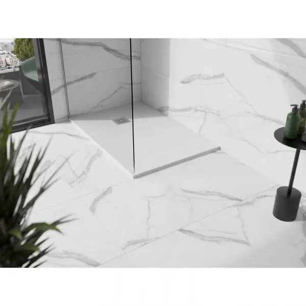 MEXEN - Stone+ sprchová vanička obdĺžniková 130x90, biela 44109013