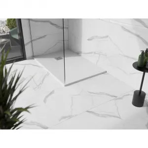 MEXEN - Stone+ sprchová vanička obdĺžniková 130x90, biela 44109013