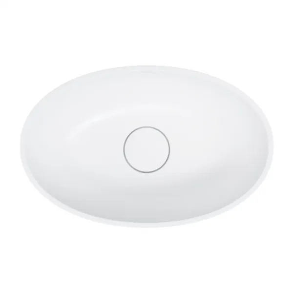 OMNIRES - SHELL M+ umývadlo na dosku, 50 x 32 cm, biela mat SHELL500UNBM