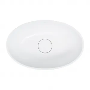 OMNIRES - SHELL M+ umývadlo na dosku, 50 x 32 cm, biela mat SHELL500UNBM