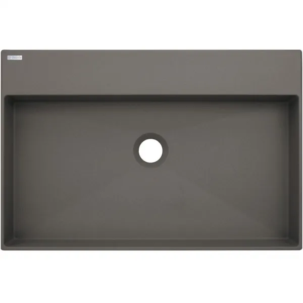 DEANTE - Correo antracit metalic - Granitové umývadlo, na dosku - 60x40 cm CQR_TU6S