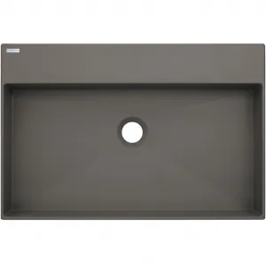 DEANTE - Correo antracit metalic - Granitové umývadlo, na dosku - 60x40 cm CQR_TU6S