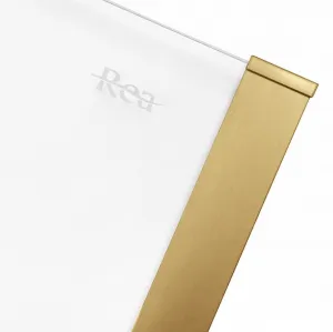 REA - Sprchovací kút SOLAR - zlatý Brush 120x90 REA-K9511