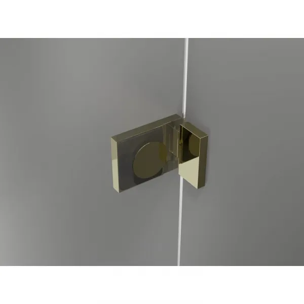 MEXEN/S - Lunar vaňová zástena FIX 60 x 150, transparent, zlatá 897-060-000-50-00
