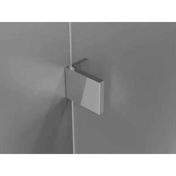 MEXEN/S - Lunar sprchový kút štvrťkruh krídlový 80 x 80, transparent, chróm 833-080L-080P-01-00