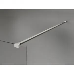 MEXEN/S - Kyoto-X Sprchová zástena WALK-IN 80 x 200, grafit 10 mm, nikel kartáčovaný 800-080-101-97-40-X