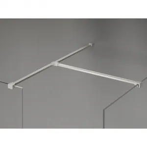 MEXEN/S - Kyoto-X Sprchová zástena WALK-IN 110 x 80, transparent 10 mm, nikel kartáčovaný 800-110-202-97-00-080-X