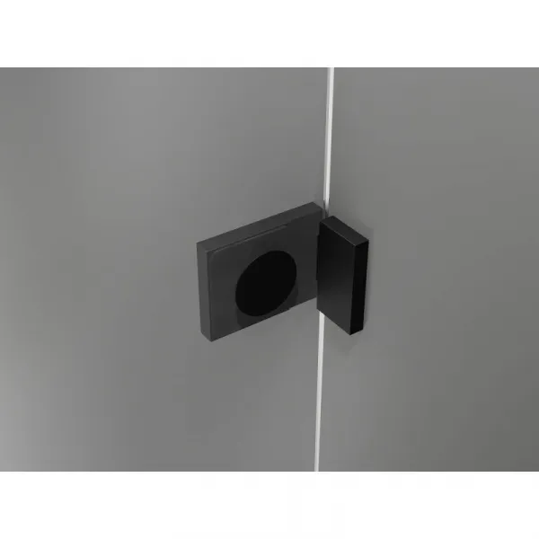 MEXEN/S - Lunar vaňová zástena FIX 80 x 150, transparent, čierna 897-080-000-70-00
