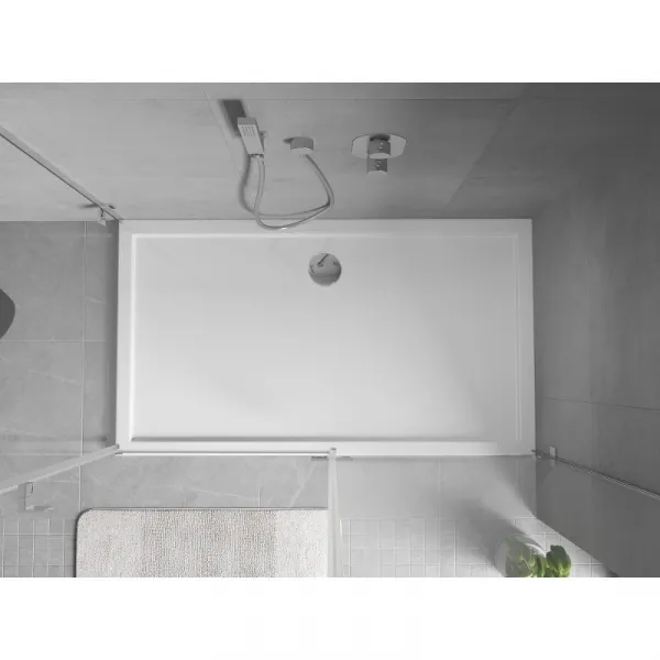 MEXEN - Flow sprchová vanička obdĺžniková slim 70 x 140, biela lesk 46R107014