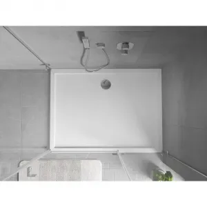 MEXEN - Flow sprchová vanička obdĺžniková slim 70 x 100, biela lesk 46R107010