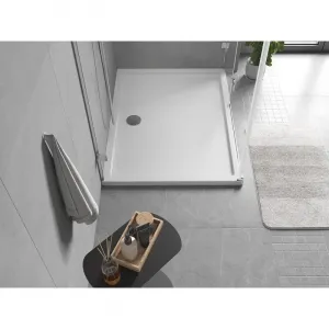 MEXEN - Flow sprchová vanička obdĺžniková slim 80 x 100, biela lesk 46R108010