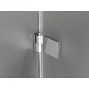 MEXEN/S - Lunar-B sprchovací kút dvere krídlové pravá 85 x 80, transparent, chróm 832-085-080-01-00-P