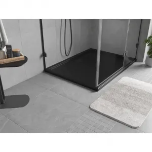 MEXEN - Flow sprchová vanička obdĺžniková slim 80 x 100, čierna mat 46R708010