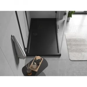 MEXEN - Flow sprchová vanička obdĺžniková slim 80 x 140, čierna mat 46R708014