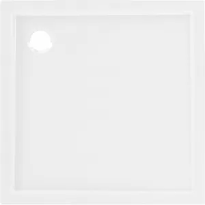MEXEN - Flow Sprchová vanička štvorcová slim 80 x 80, biela lesk 46S108080