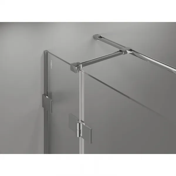 MEXEN/S - Lunar T sprchovací kút dvere krídlové pravá 110 x 80, transparent, chróm 834T-110-080-01-00-P