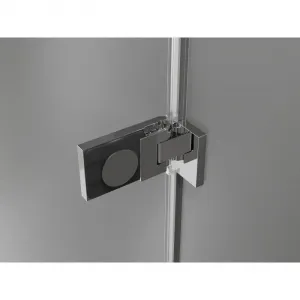 MEXEN/S - Lunar-F sprchovací kút skladacie dvere pravá 85 x 80, transparent, chróm 836-085-080-01-00-P